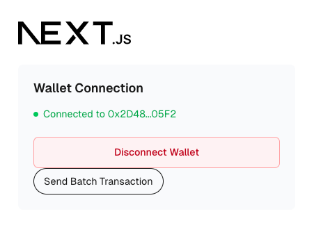 SDK connected